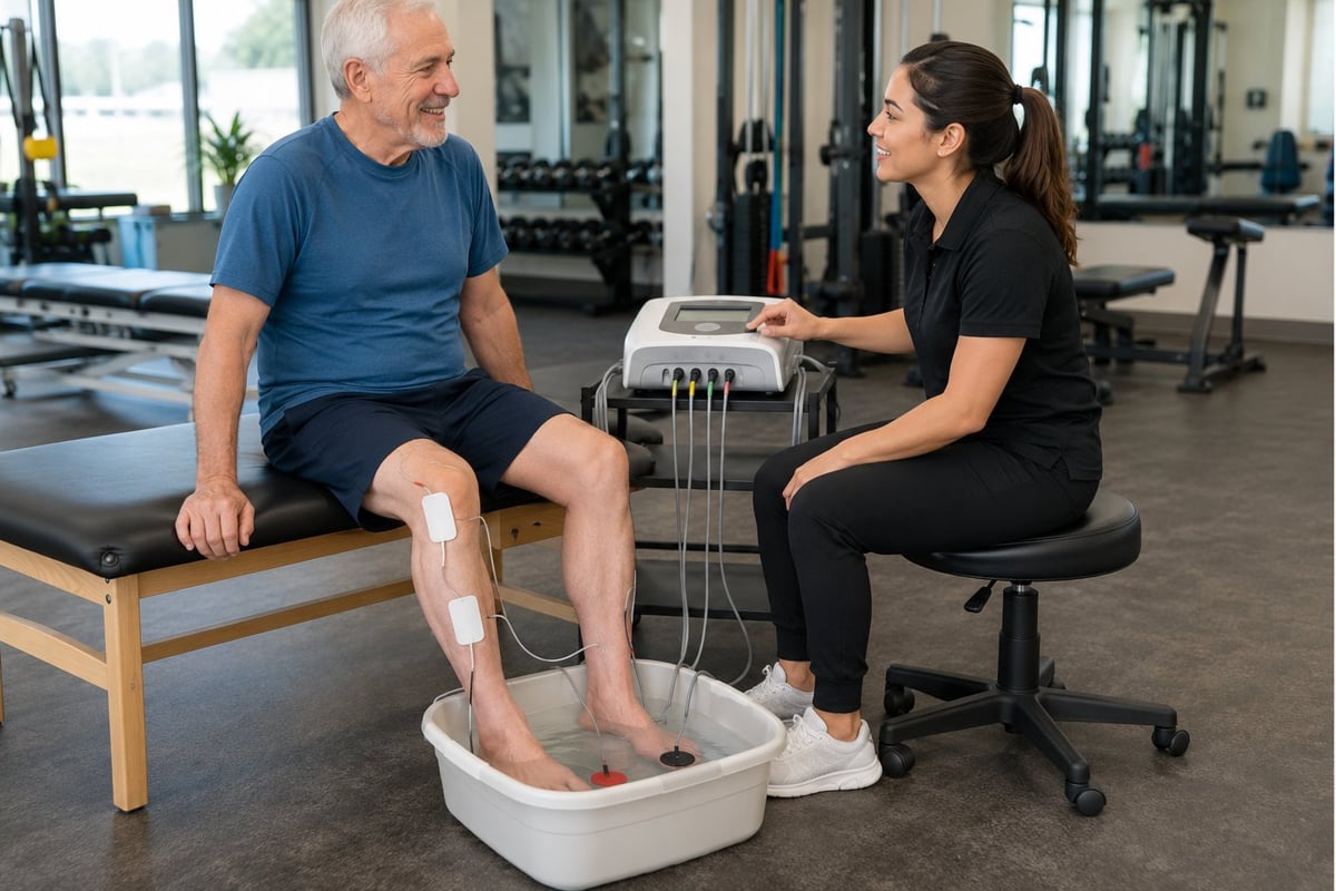 Neubie treatment session at HWY Physical Therapy in Salem, Oregon