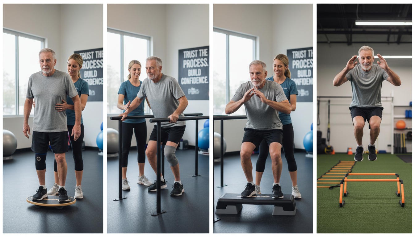 ACL tear physical therapy timeline showing stages of knee rehabilitation and recovery