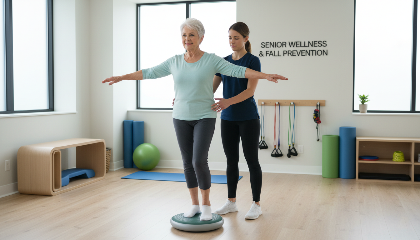 Balance and coordination training for older adults with joint hypermobility