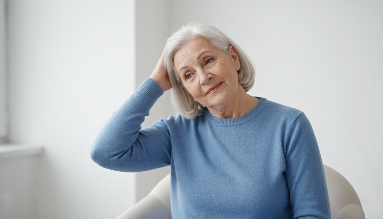 Gentle neck mobility exercises used in physical therapy for cervical stenosis