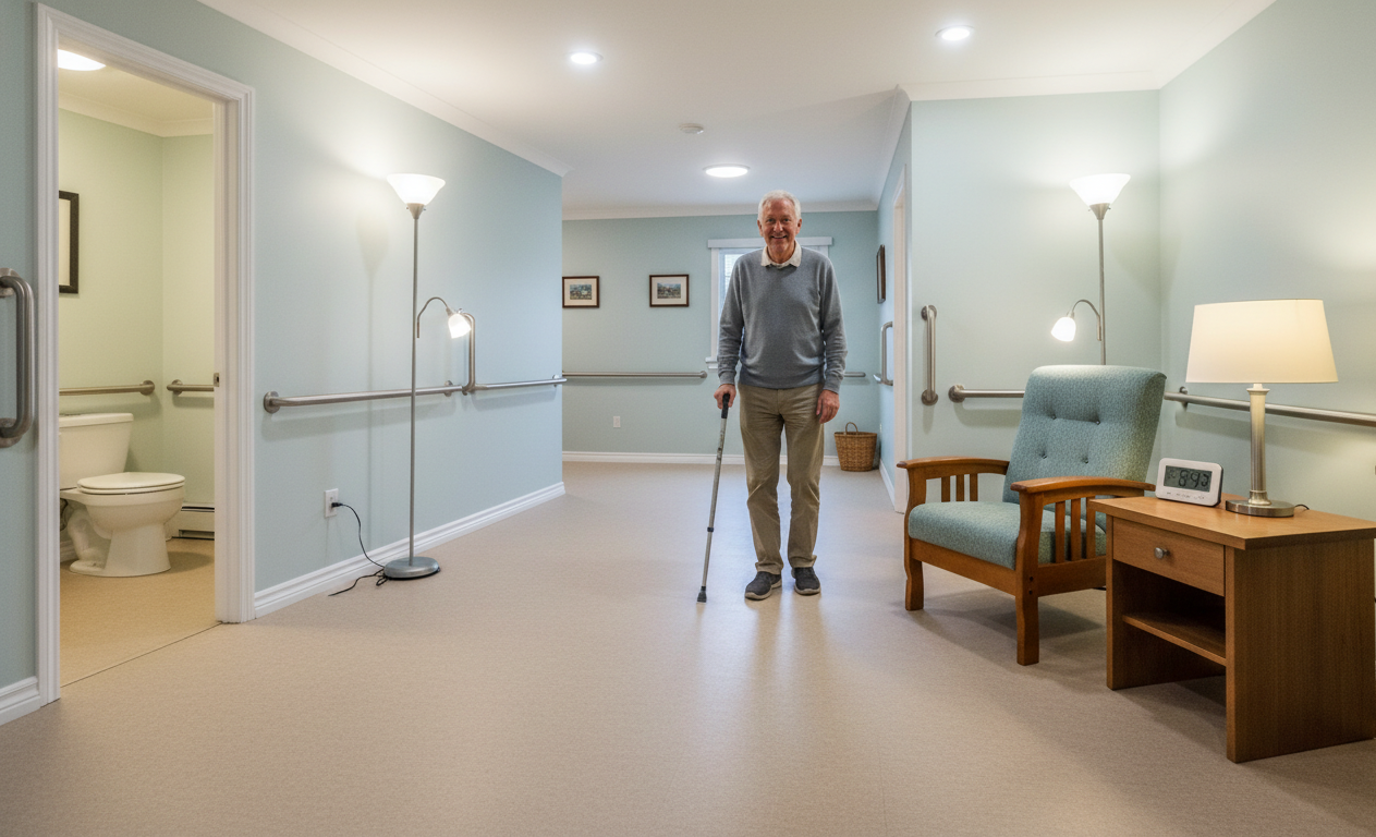 Home safety setup to reduce fall risk for Parkinson’s disease patients