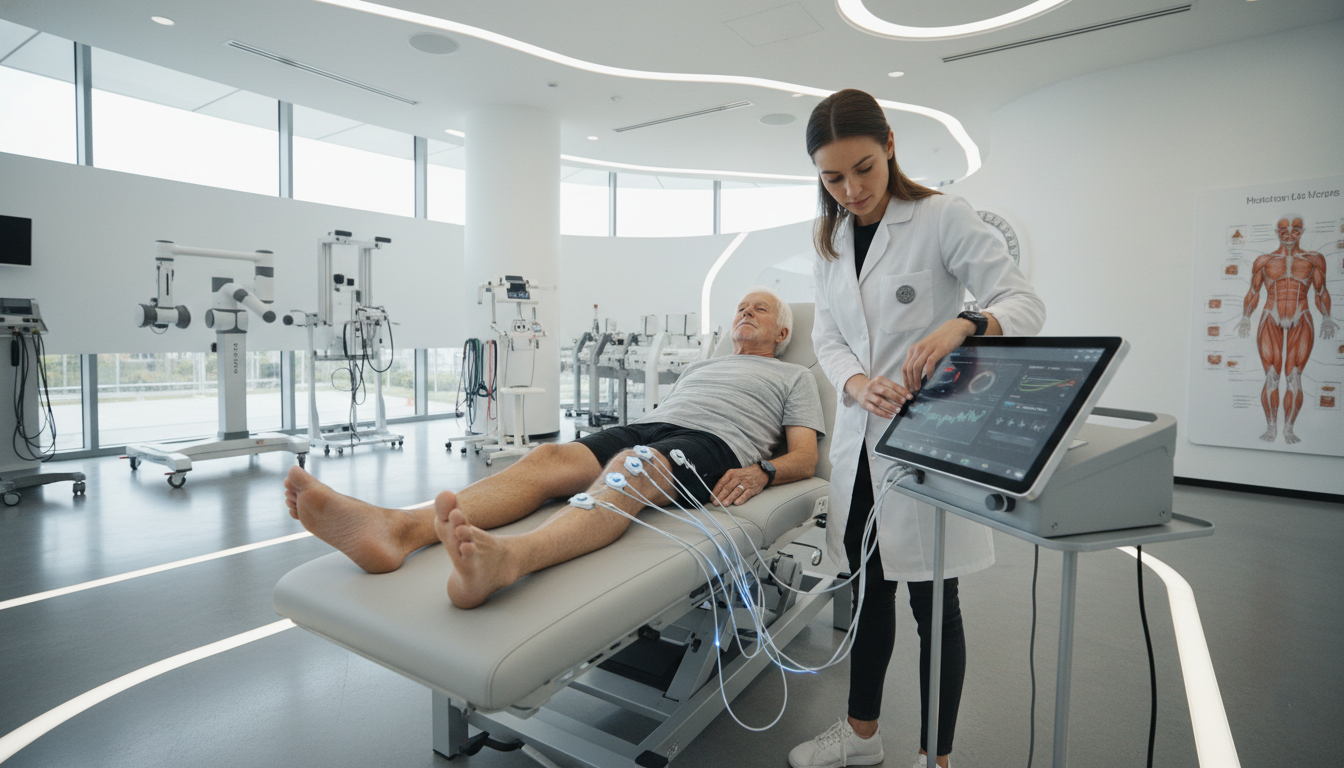 Advanced neuromuscular stimulation therapy supporting nerve and muscle function for peripheral neuropathy