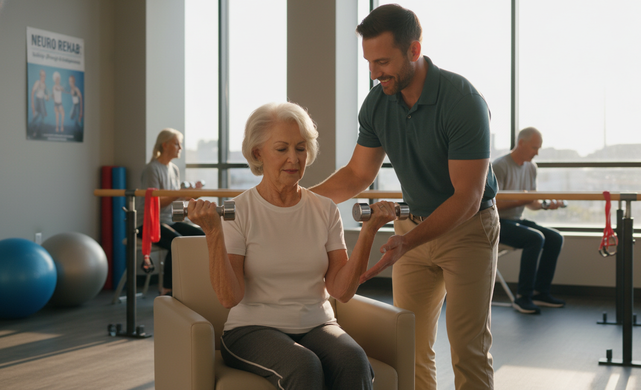 Senior-focused neurological physical therapy after Guillain-Barré syndrome