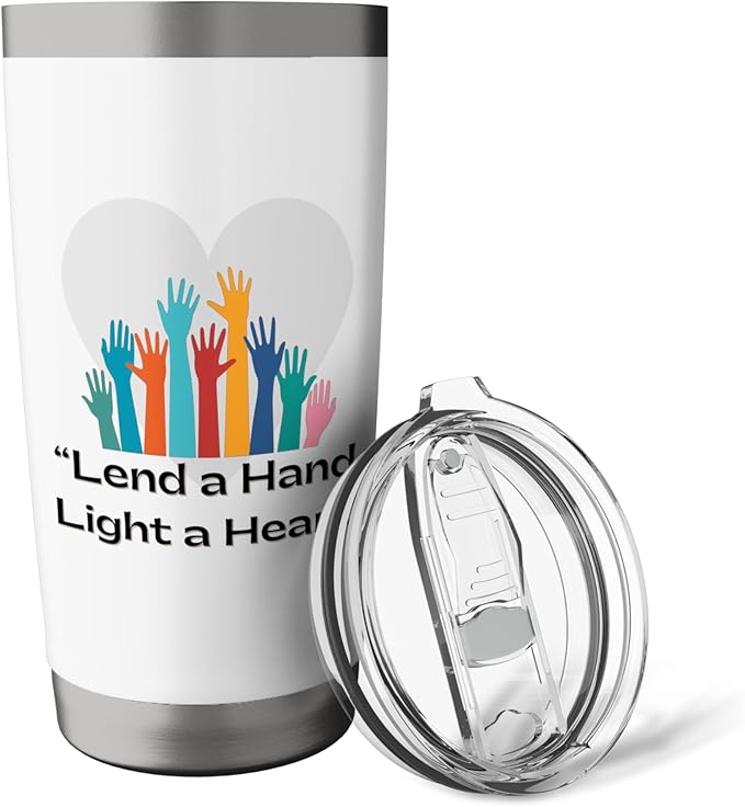 lend a hand tumbler 1